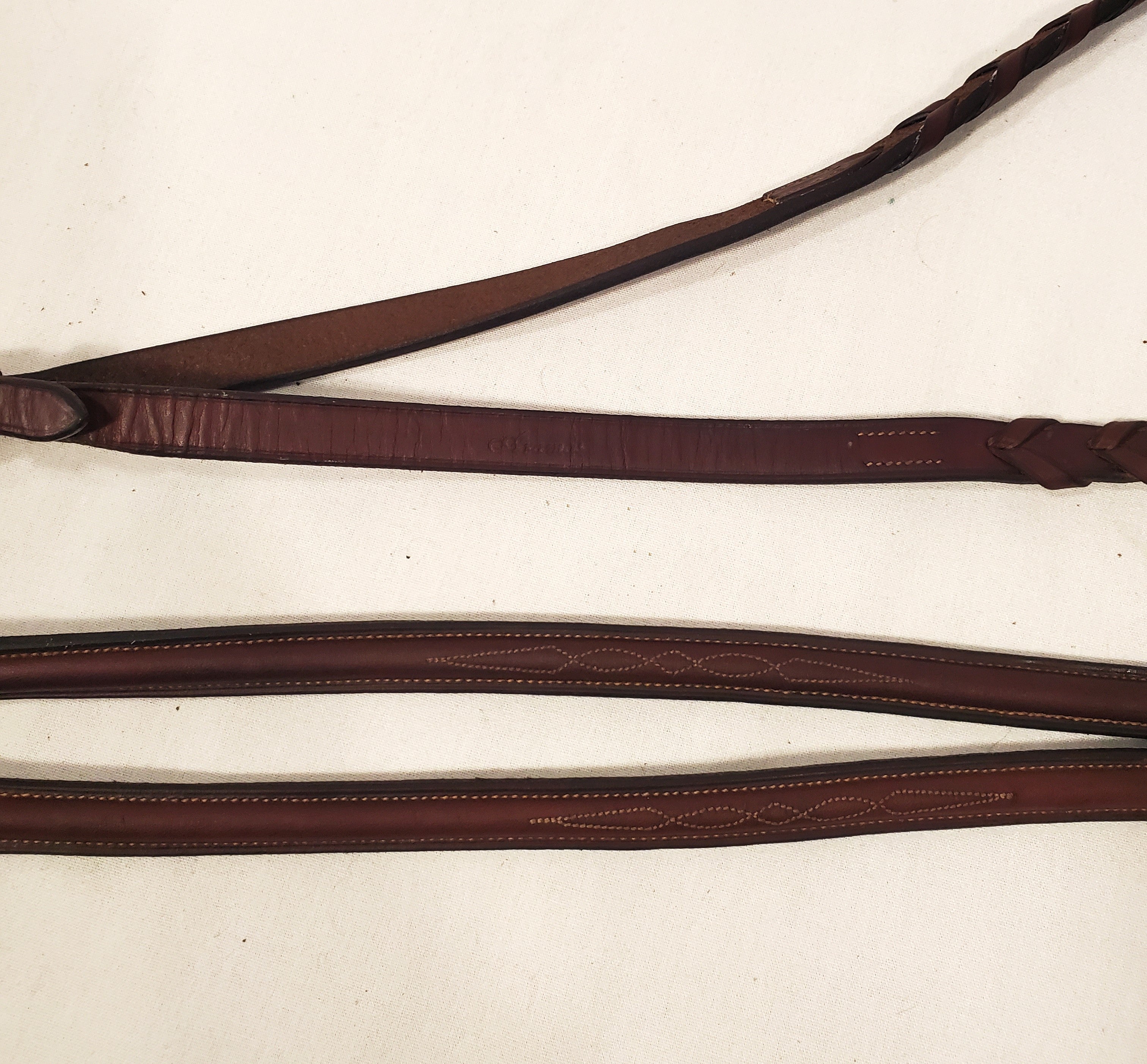 Aramas Round Raised Fancy Stitched Laced Reins - Full - New!
