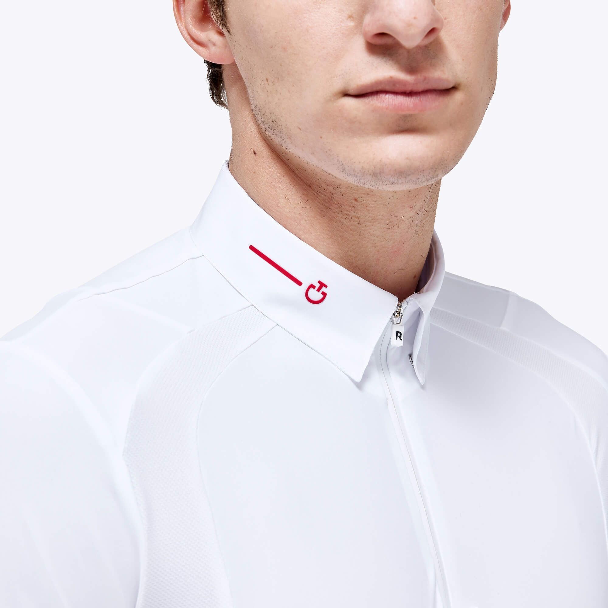 Revo Jersey Mesh S/S Zip Competition Polo