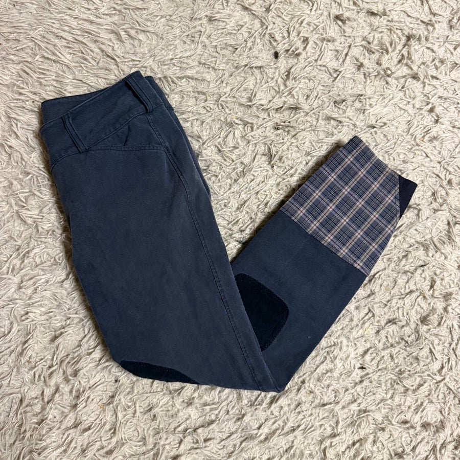 OTHER Women’s Size 30L Navy Knee Patch Horseback Riding Breeches. Good Condition.