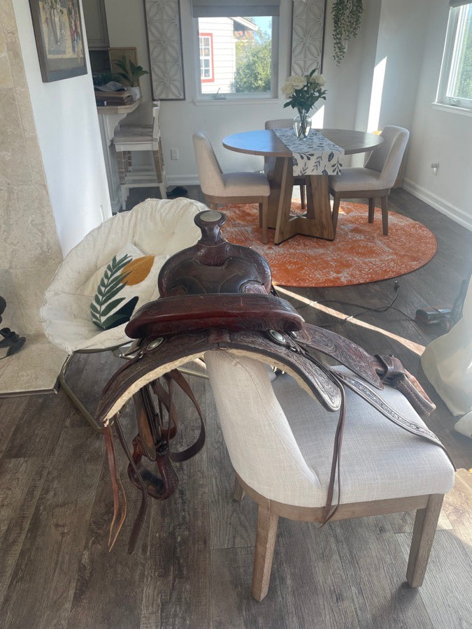 OZARK LEATHER 13” Ozark Leather Western All Around Saddle (6)