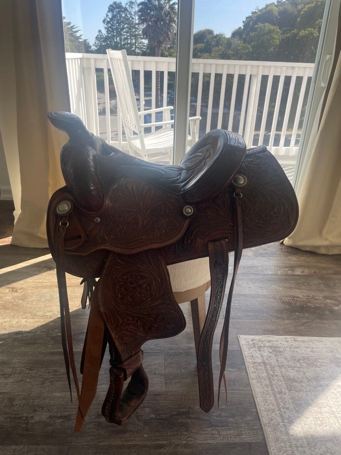 OZARK LEATHER 13” Ozark Leather Western All Around Saddle (5)