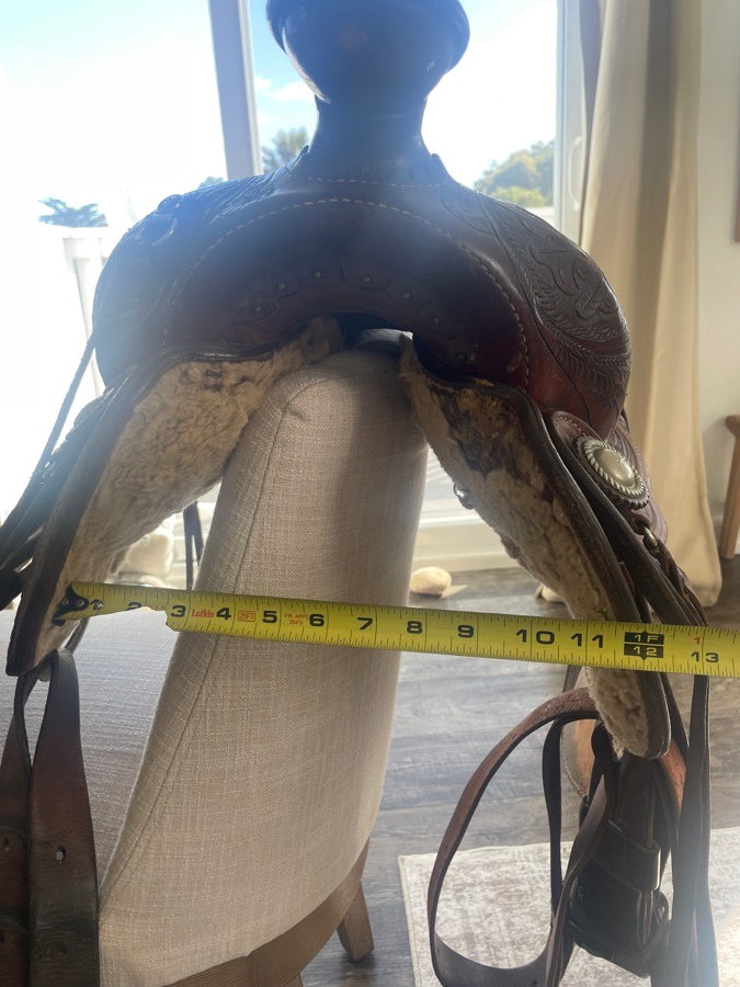 OZARK LEATHER 13” Ozark Leather Western All Around Saddle (3)