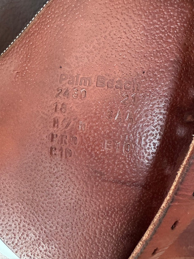 VOLTAIRE 18” 2021 Voltaire Palm Beach PRO Saddle - 3A - Full Buffalo (3)