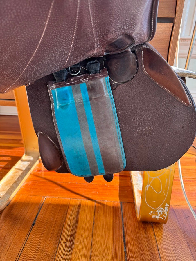 VOLTAIRE 16.5” Voltaire Blue Wing Jump Saddle - Full Buffalo - 2AA Flaps (3)