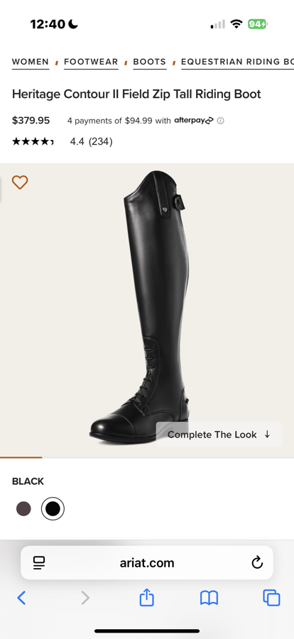 ARIAT Ariat Heritage Contour Tall Boots