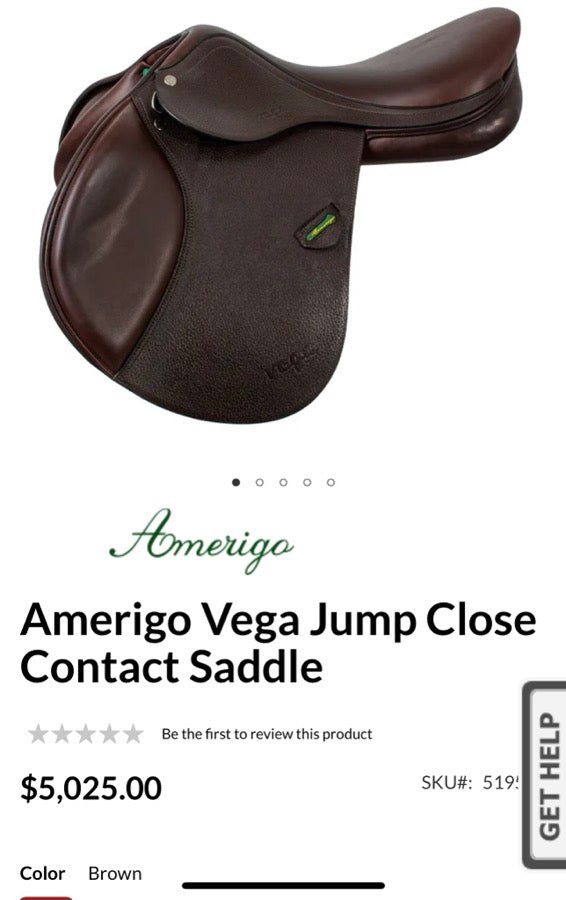 AMERIGO Amerigo Vega Close Contact Jump saddle (2)