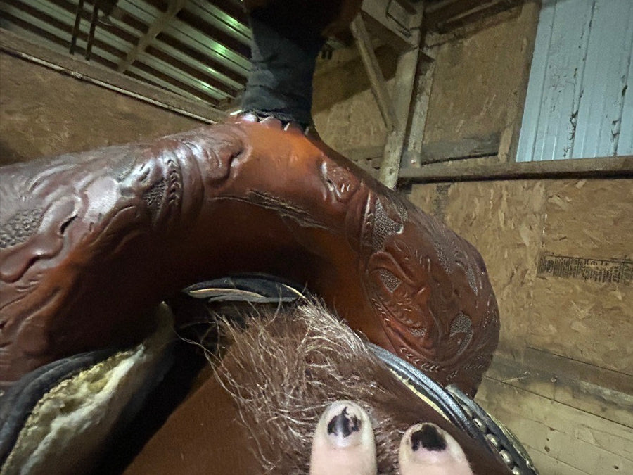 TEX TAN TexTan Western Barrel/Trail saddle (2)