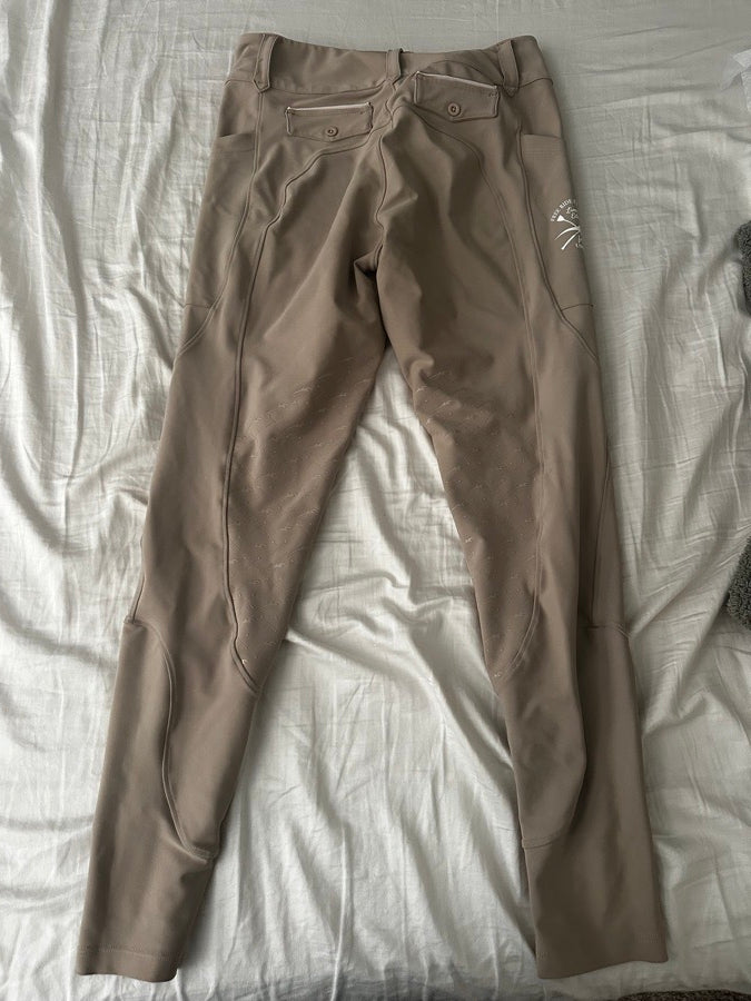 Free Ride Tan Lux Knee Patch Breeches
