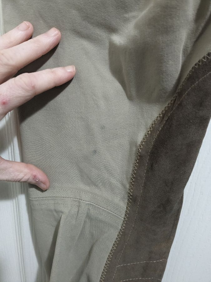 Worn once! Tailored Sportsman side-zip show breeches, sz 32