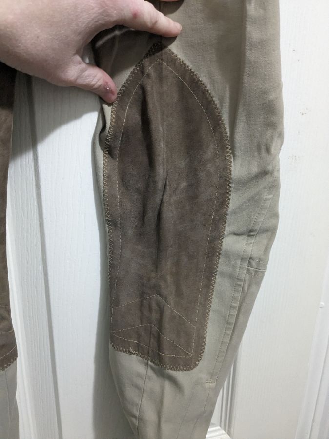 Worn once! Tailored Sportsman side-zip show breeches, sz 32