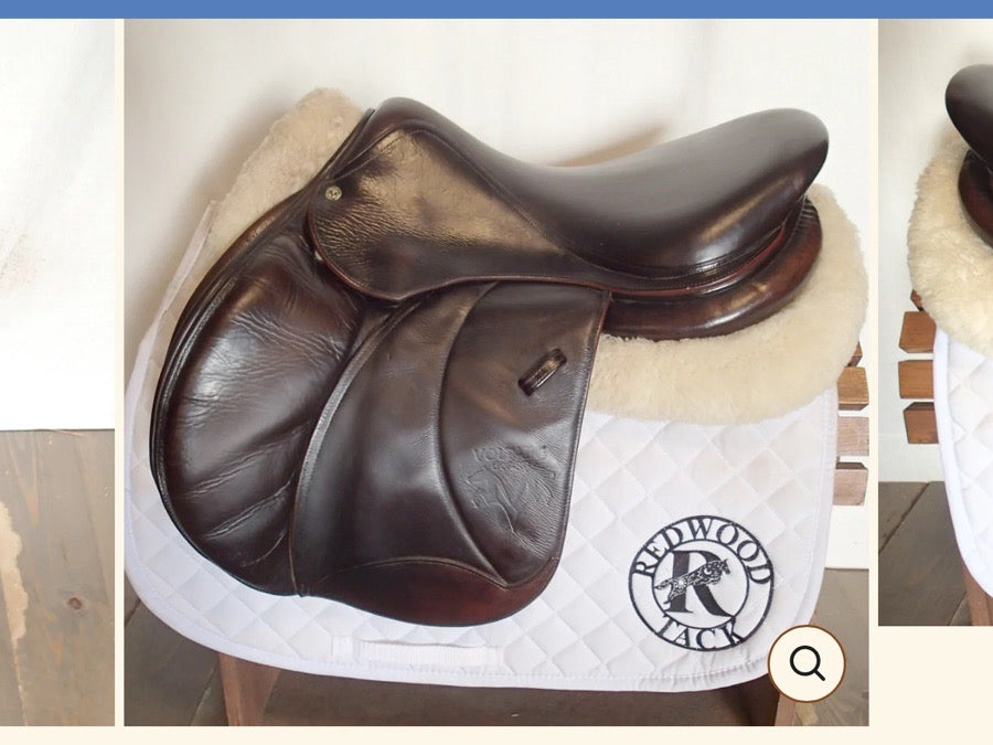 VOLTAIRE 2007 Voltaire Jump Saddle – 17.25”, 2L Flap, Medium Tree – Beautiful Condition (3)