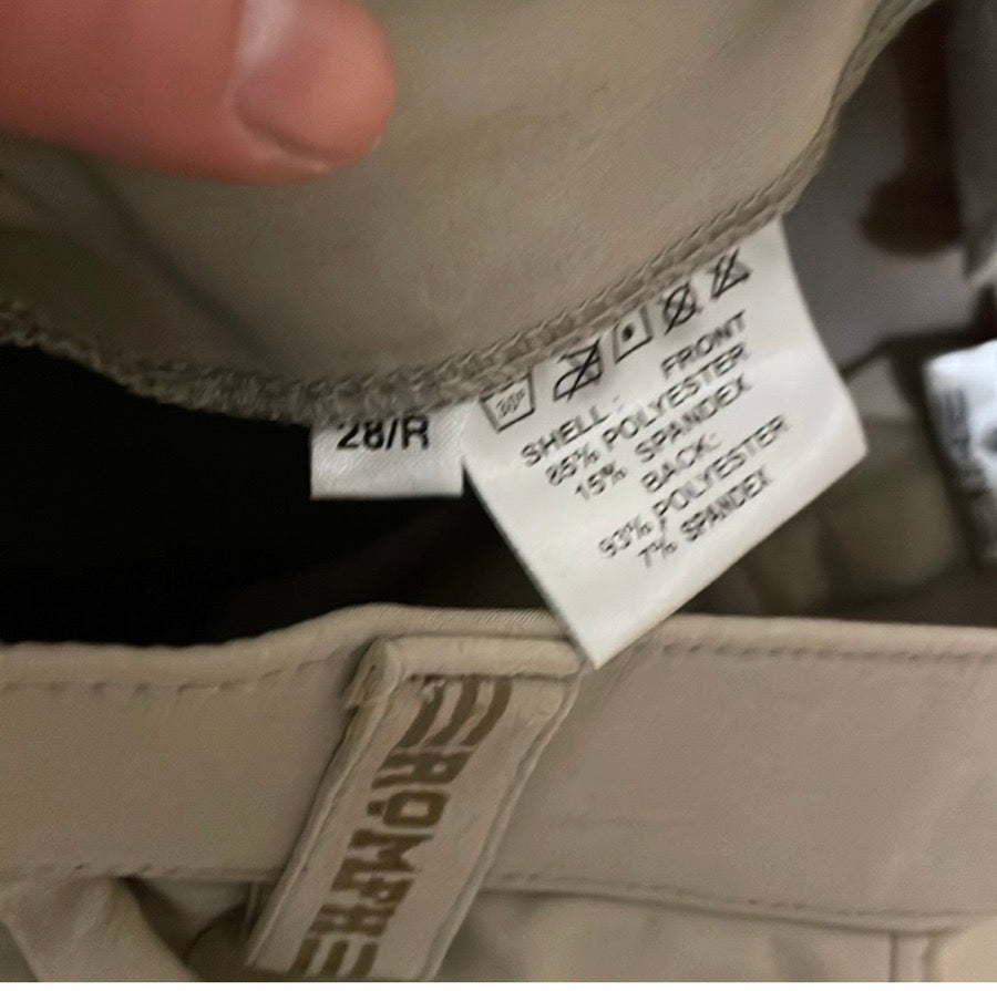 ROMFH tan fleece lined breeches size 28