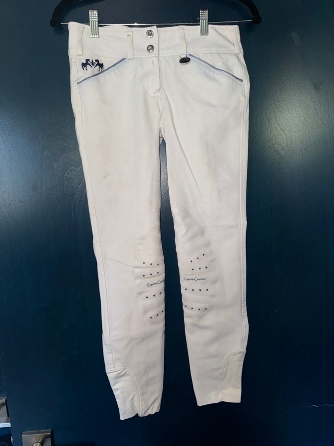 EQUINE COUTURE Equine Couture White USA Breeches