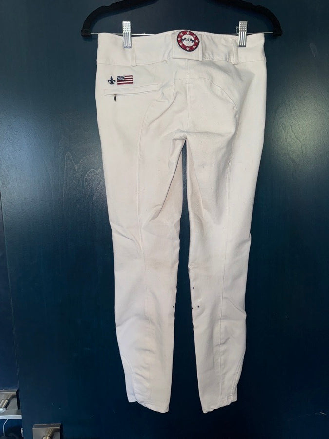 EQUINE COUTURE Equine Couture White USA Breeches (2)