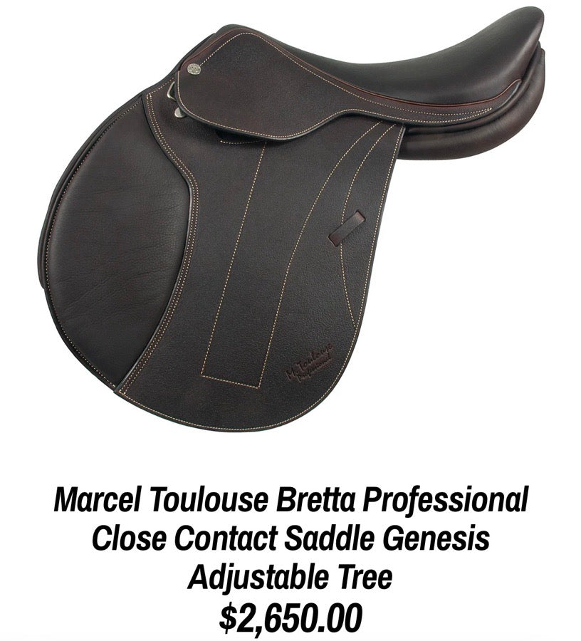M.TOULOUSE M Toulouse Bretta Pro Genesis 16.5” Saddle (7)