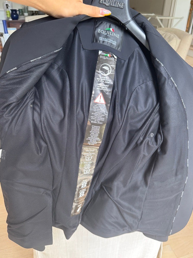 EQUILINE black Equiline women’s show coat it-42 BNWT (6)