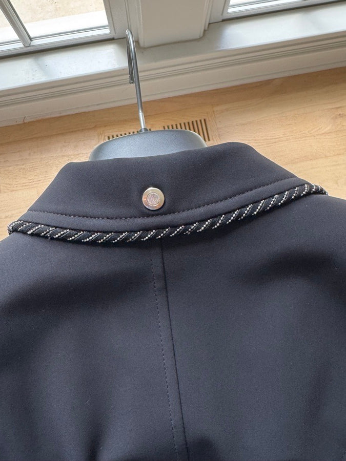 EQUILINE black Equiline women’s show coat it-42 BNWT (4)