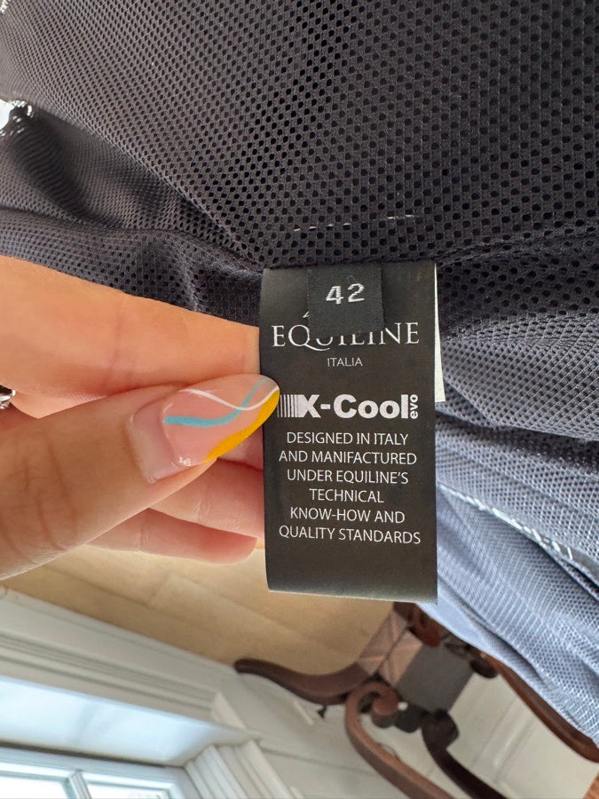 EQUILINE black Equiline women’s show coat it-42 BNWT (8)