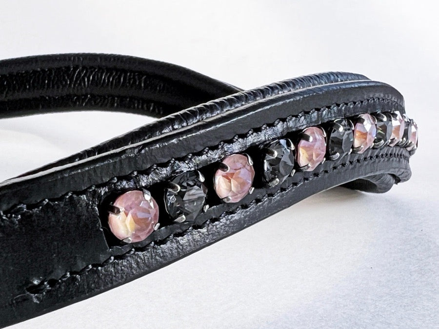 Other Pink and Gray Crystal Browband (4)