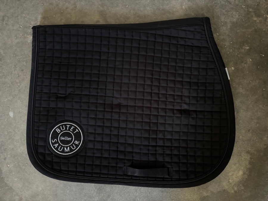 BUTET Butet The Jumping Saddle Pad Black, Horse Size Black (4)