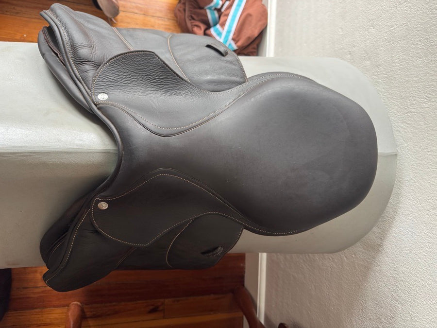 VOLTAIRE 16.5” Voltaire Palm Beach Saddle - 2A - Full Buffalo (3)