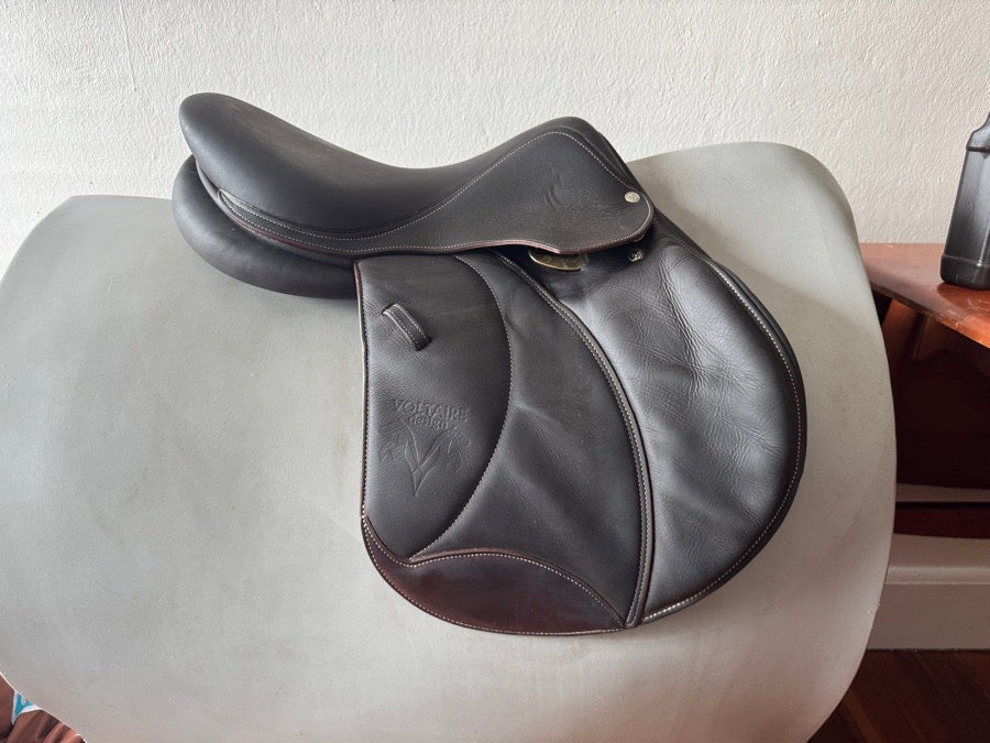 VOLTAIRE 16.5” Voltaire Palm Beach Saddle - 2A - Full Buffalo (2)