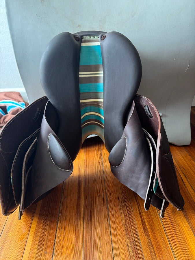 VOLTAIRE 16.5” Voltaire Palm Beach Saddle - 2A - Full Buffalo (8)