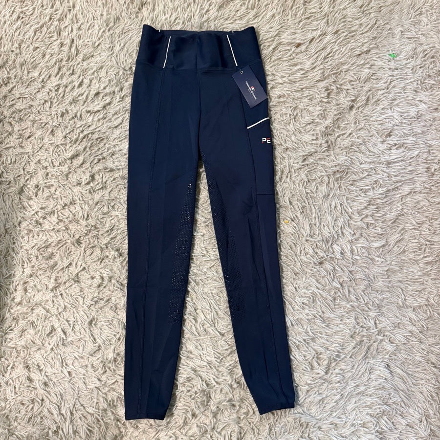 New Women’s Size 28 Navy Premier Equine Full Seat Horse Riding Tights Breeches