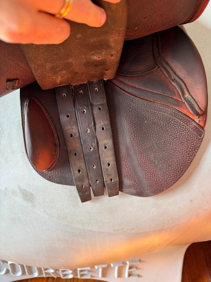 CWD 15.5” CWD SE02 Child / Pony Saddle - 1L - Full Buffalo (7)