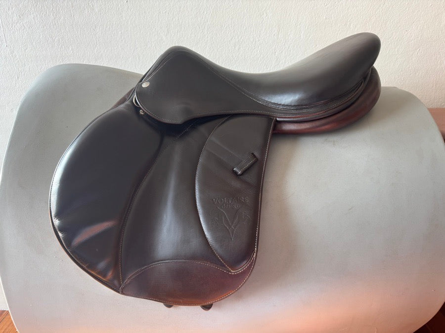 VOLTAIRE 17.5” Voltaire Palm Beach PRO Saddle - 2A - 2016 - Full Buffalo