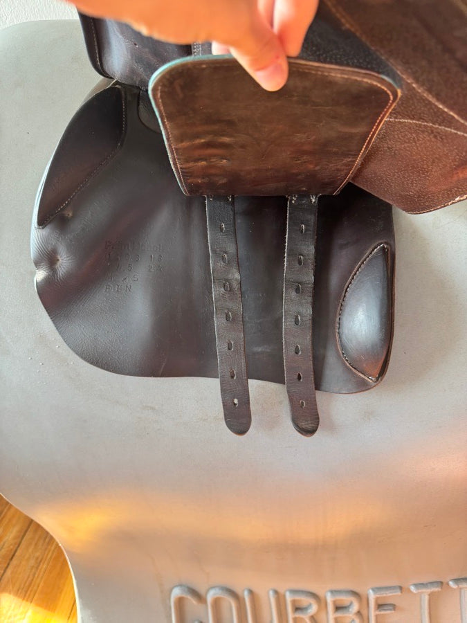 VOLTAIRE 17.5” Voltaire Palm Beach PRO Saddle - 2A - 2016 - Full Buffalo (2)