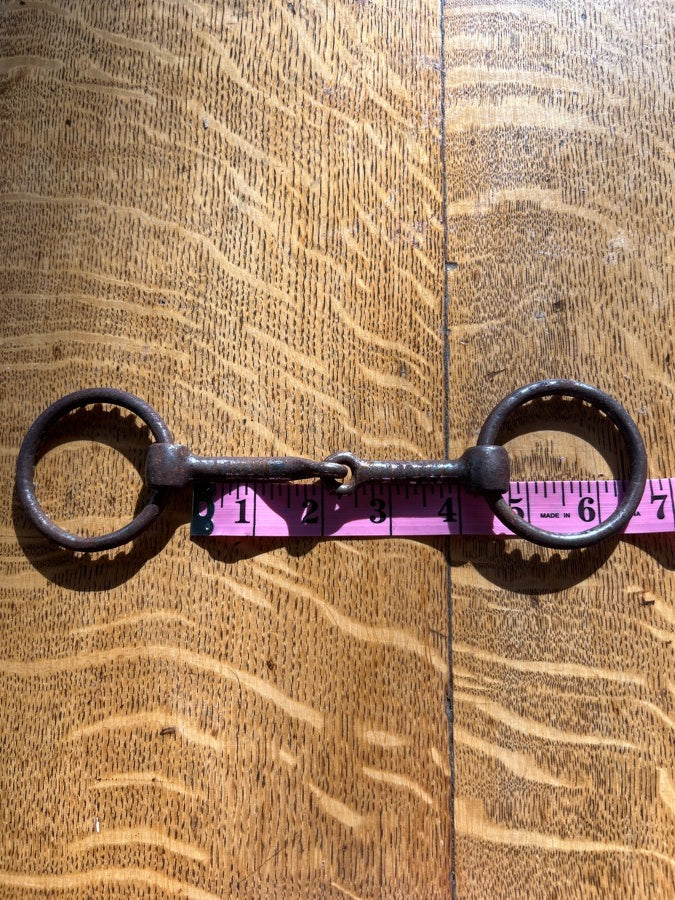 Other Pony Bit Snaffle Offset Dee Spotted Dots 4” (2)