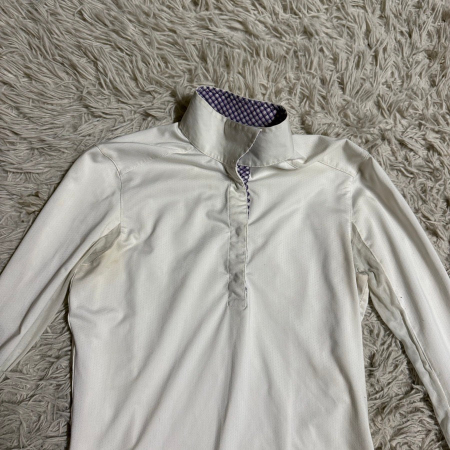ESSEX CLASSICS Women’s XS White Essex Classics Long Sleeve Horseback Riding Show Shirt (2)