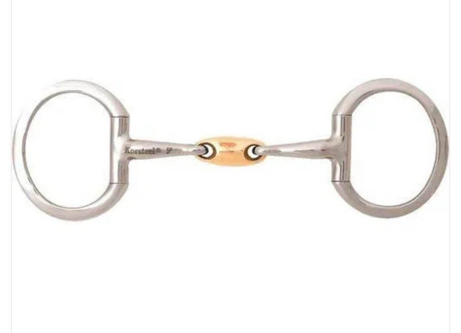 DOVER SADDLERY Oval Link Eggbutt Bit