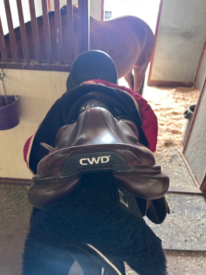 CWD 2020 CWD SE25 English Saddle – 17.5” Seat, 2C Flap – Excellent Condition (2)