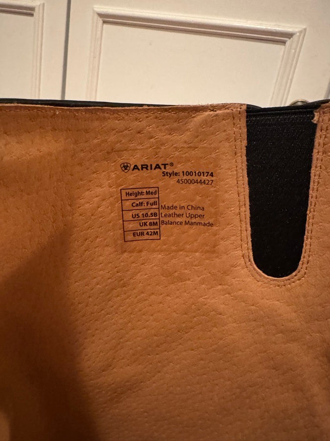 ARIAT BNWT Ariat Heritage Contour FieldZip Tall Boots (6)