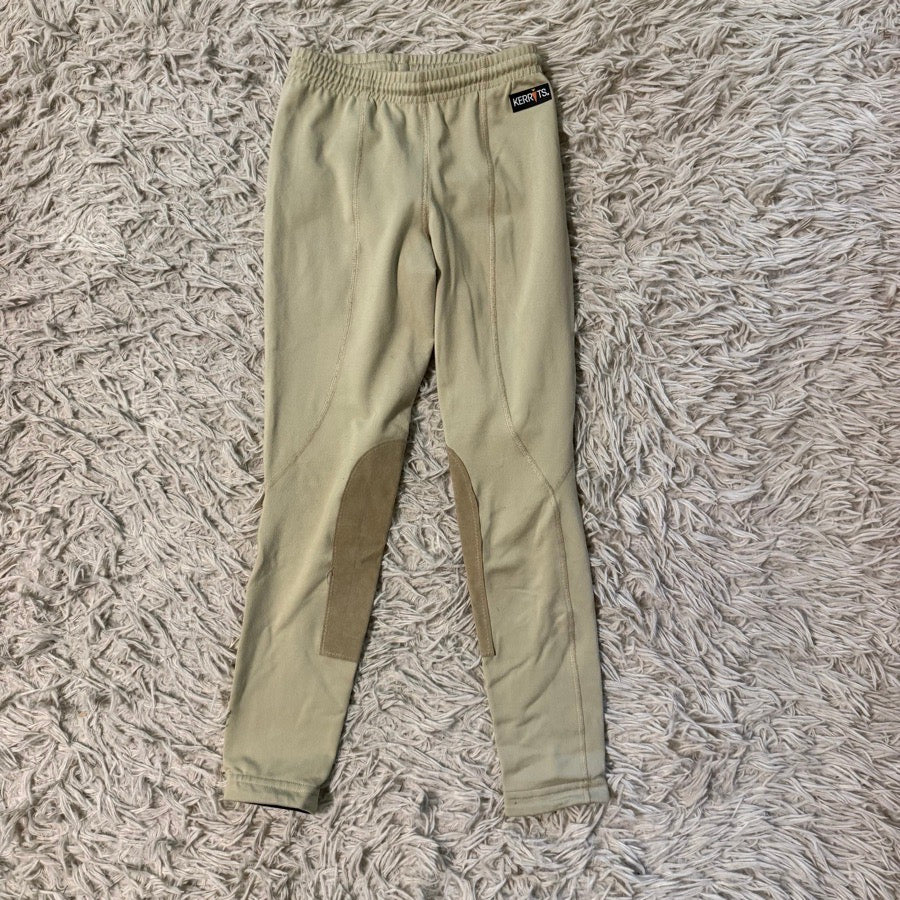Girl’s Small Kerrits Knee Patch Horseback Riding Tights Breeches. Good Condition