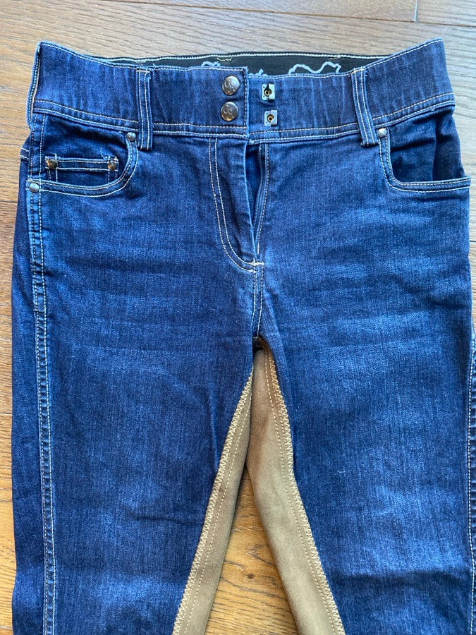 Goode Rider full seat denim breeches 24R