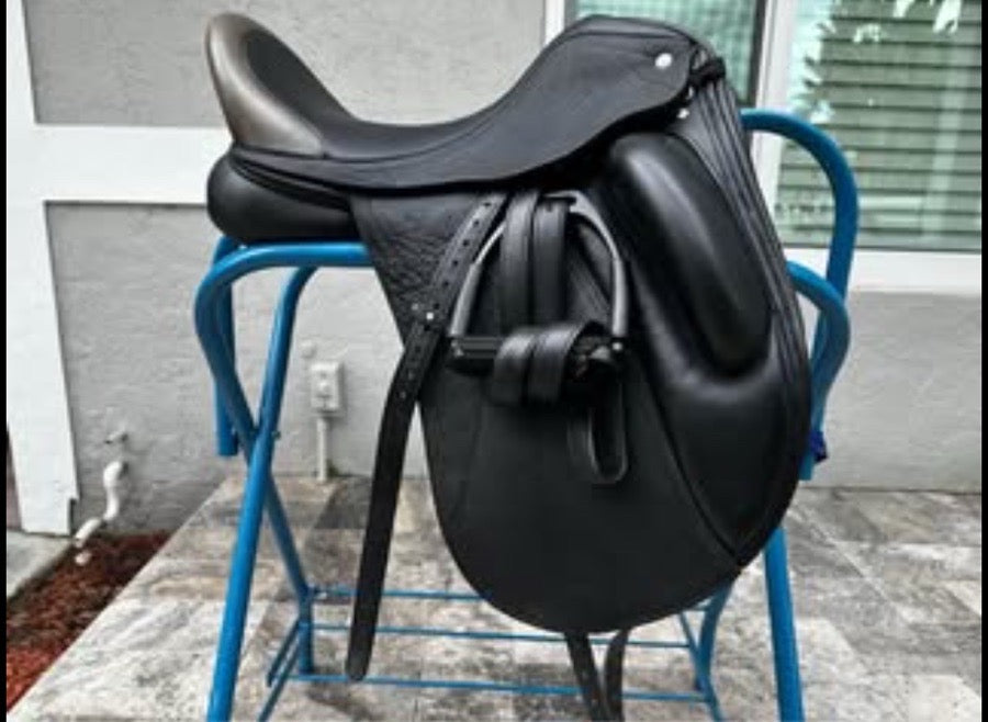 CUSTOM SADDLERY Everest R Saddle- 17.5 (2)