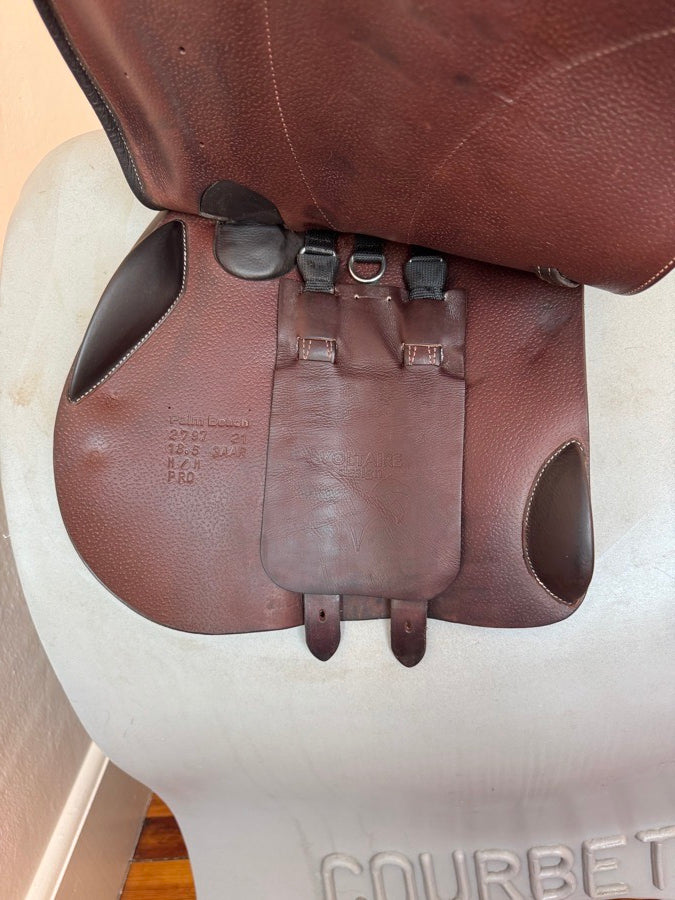 VOLTAIRE 18.5” 2021 Voltaire Palm Beach Saddle - 3AR - Full Buffalo - MINT! (4)