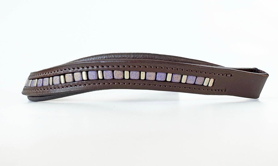 OTHER Purple Beaded Browband (3)