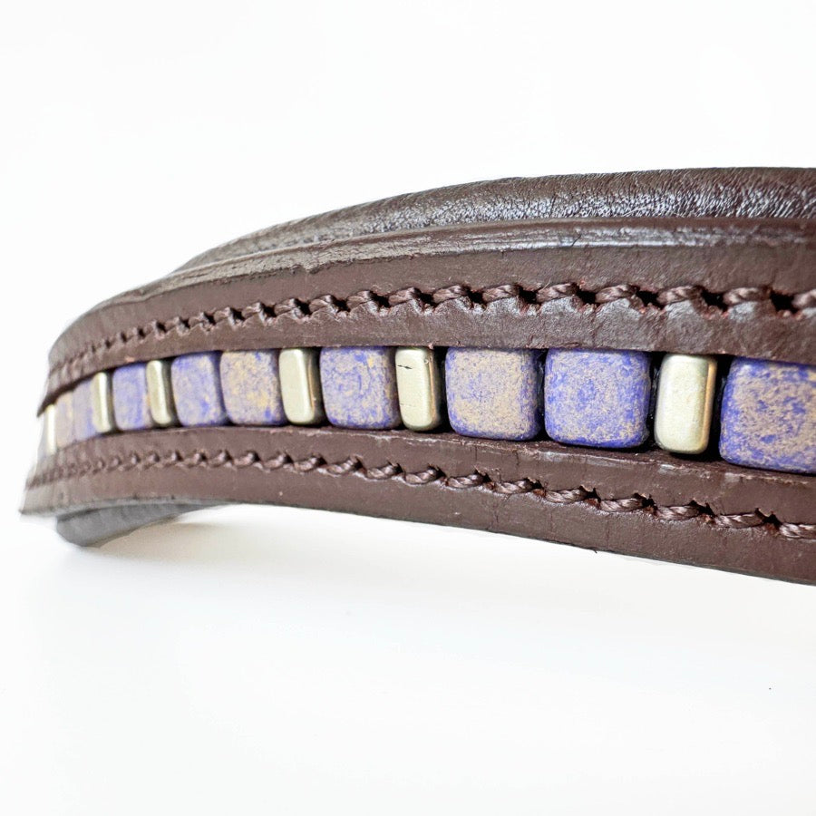 OTHER Purple Beaded Browband (4)