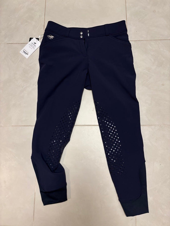 PIPER BY SMARTPAK Smartpak Piper Winter Essential Breeches NWT 30R Navy Equestrian Riding Pants