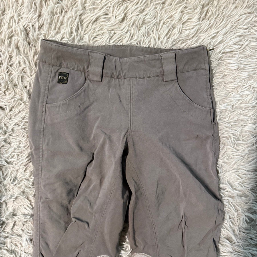 Women’s Medium Brown Fits Knee Patch Horseback Riding Breeches
