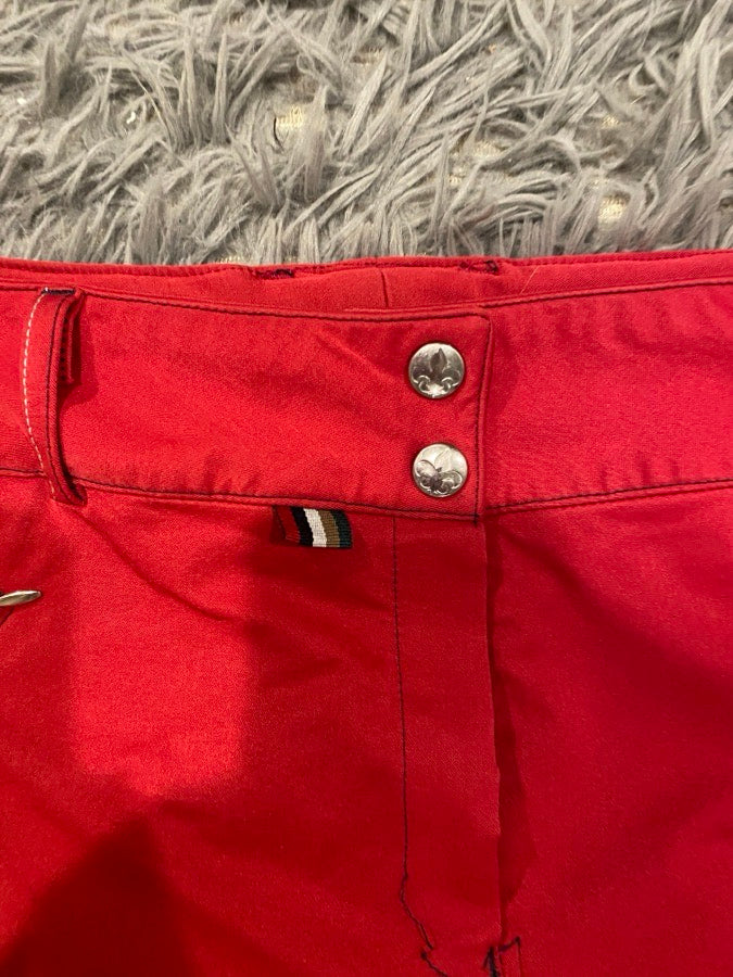 Equine couture red breeches