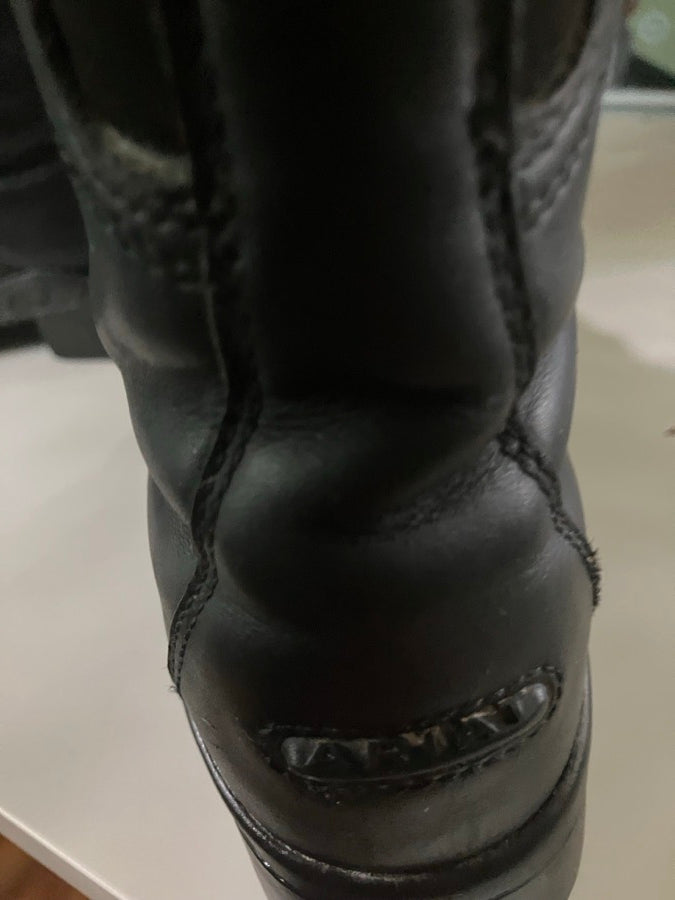 ARIAT Ariat kids black paddock boots size 1 laced (2)