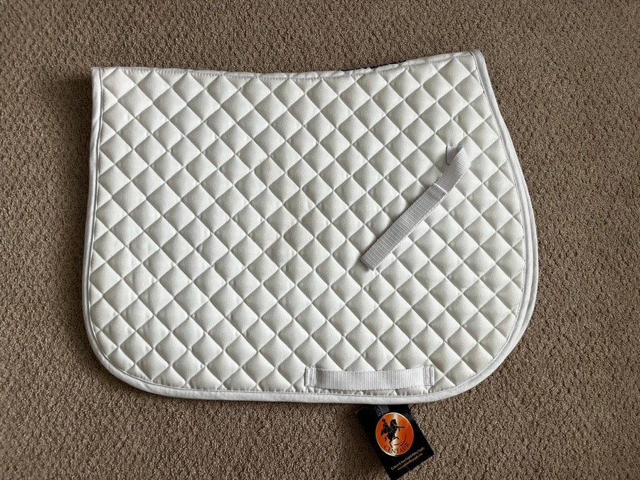 CENTAUR White Centaur Imperial CC Saddle Pad (Brand New) (2)
