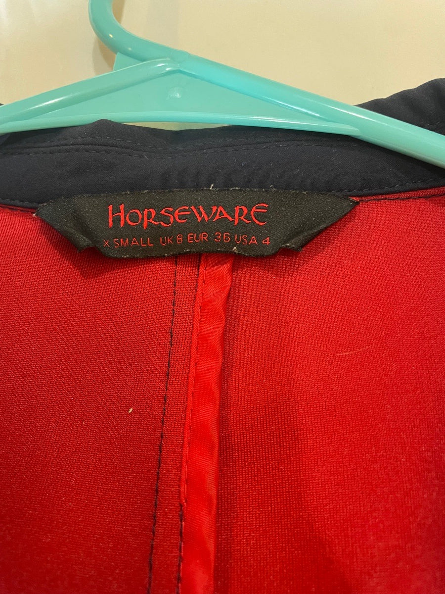 HORSEWARE IRELAND Horseware navy show coat (2)