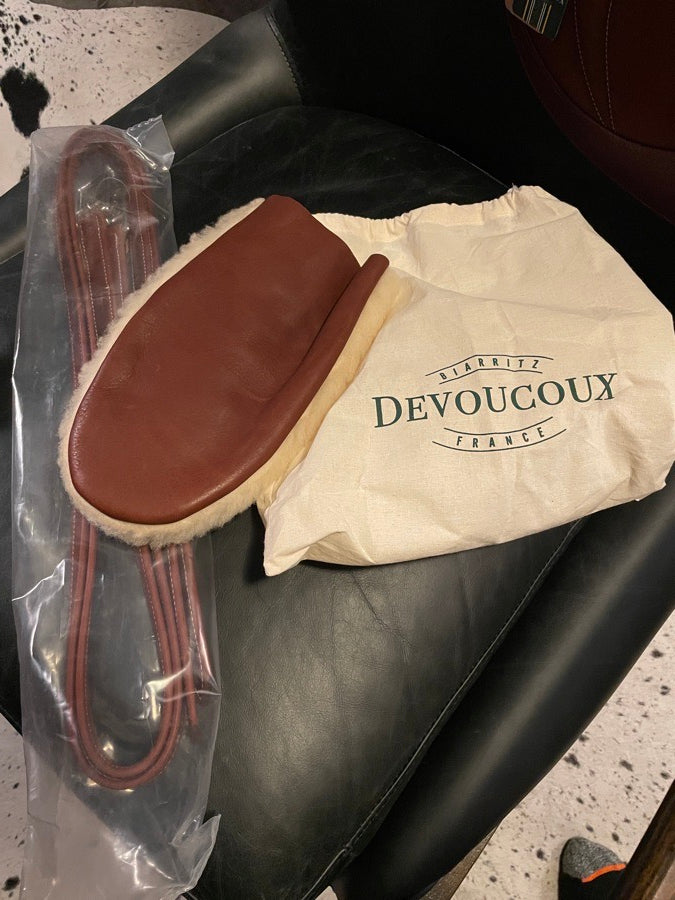 DEVOUCOUX BRAND NEW Devoucoux Biarritz LAB Saddle 17.5” Full Buffalo (6)