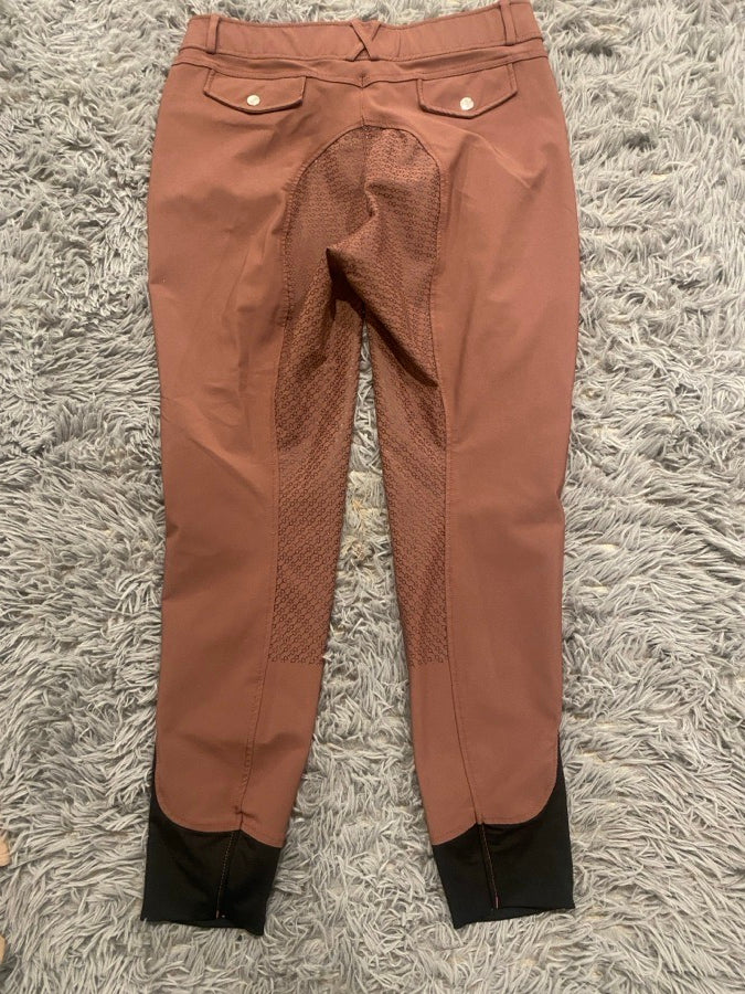 toasted mauve Dover saddlery full seat breeches